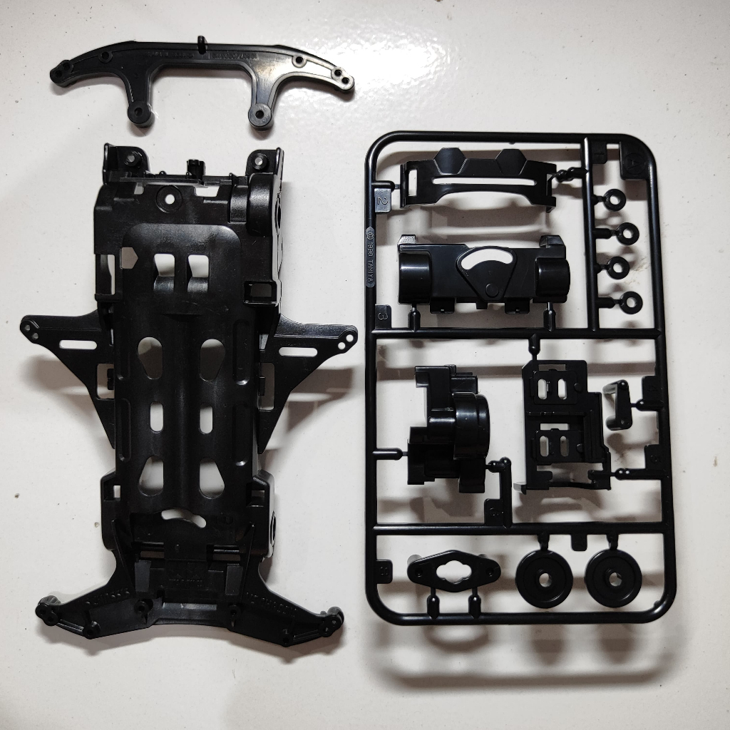 chassis gearbox vs original tamiya