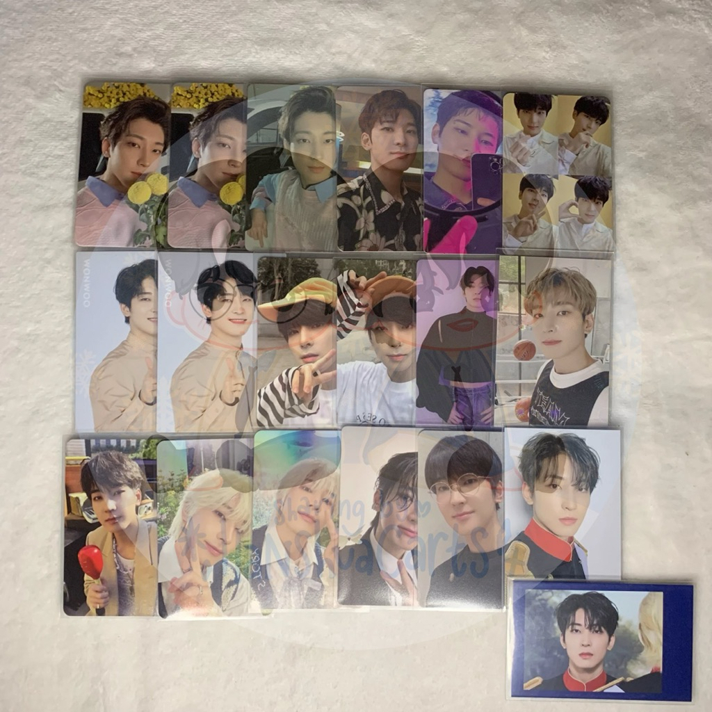 REPRICE PHOTOCARD SEVENTEEN WONWOO YOUR CHOICE BUNGA LD MIRROR SELFIE HEAVEN GRID CROPTOP TC ABAS HE