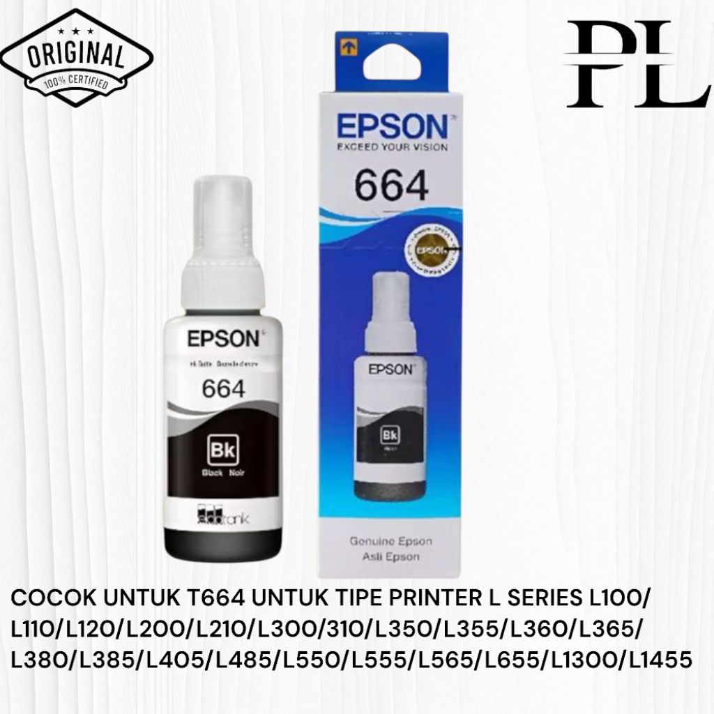 TINTA EPSON 664 BLACK ORIGINAL