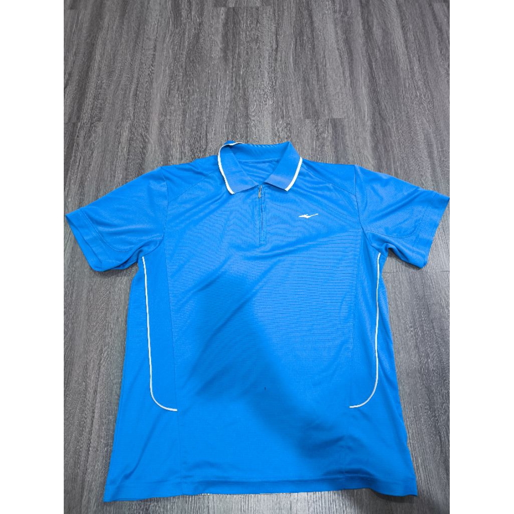 Kaos Jogging Kaos Lari ERKE Kaos olahraga RUN DRY MENS Running biru