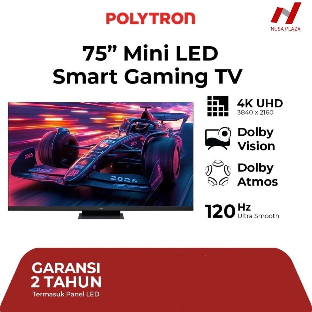 TV POLYTRON 75 Inch SMART 4K UHD PLD-75UV5901