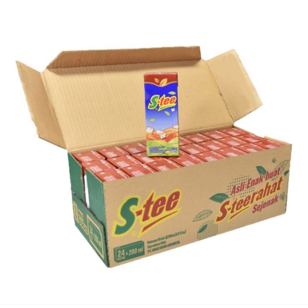 

S-tee Minuman Teh Melati Kotak 24 x 200 ml - Karton