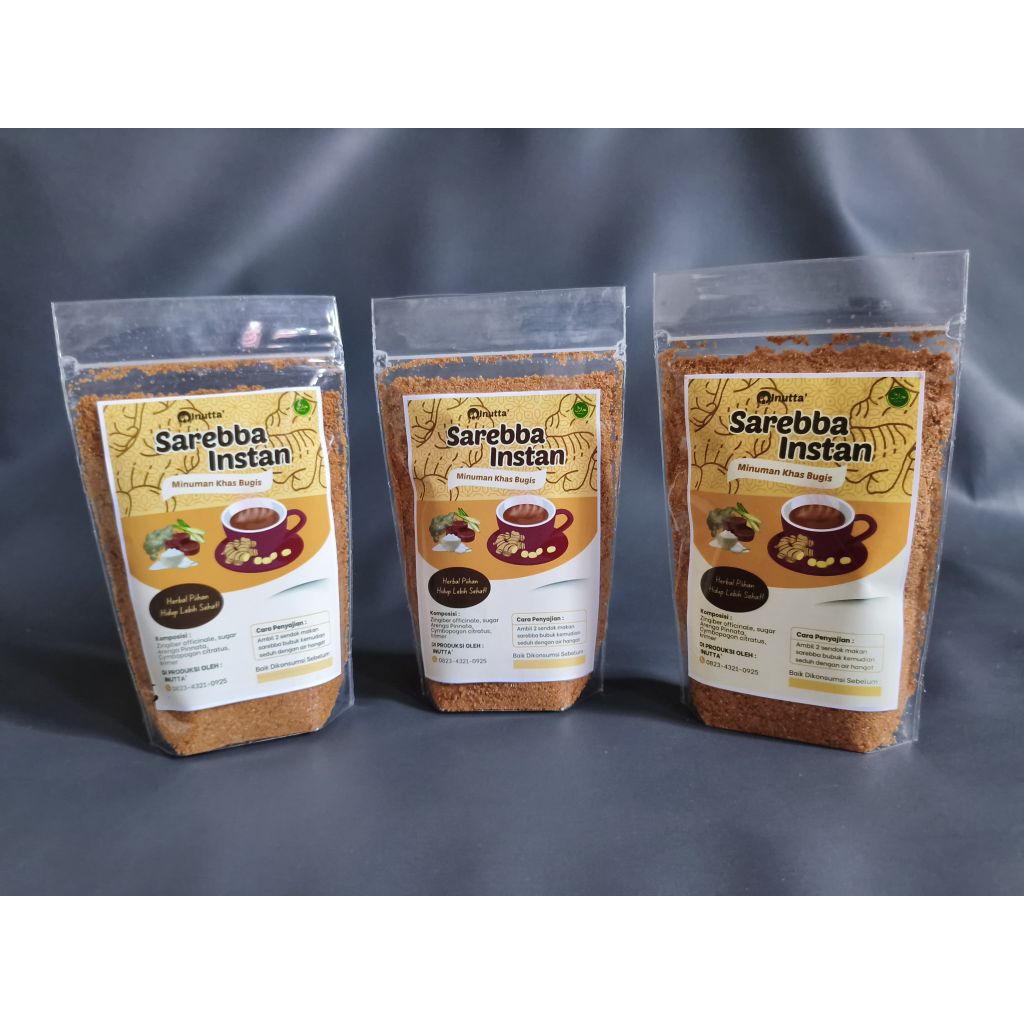 

Sarabba Jahe Instan, oleh-oleh Makassar Sulawesi Selatan - Inutta'