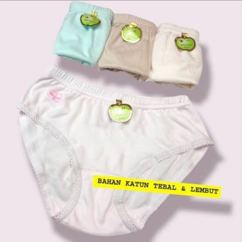 (3pcs) Celana dalam michiyo