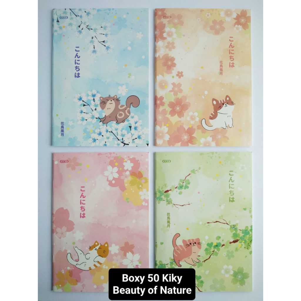 

KIKY - 10 Buku Tulis Boxy 50 Lembar 1 Pack / Buku Boxy 50 Lembar / Buku Boxy 1 Pack (Isi 10 Buku)