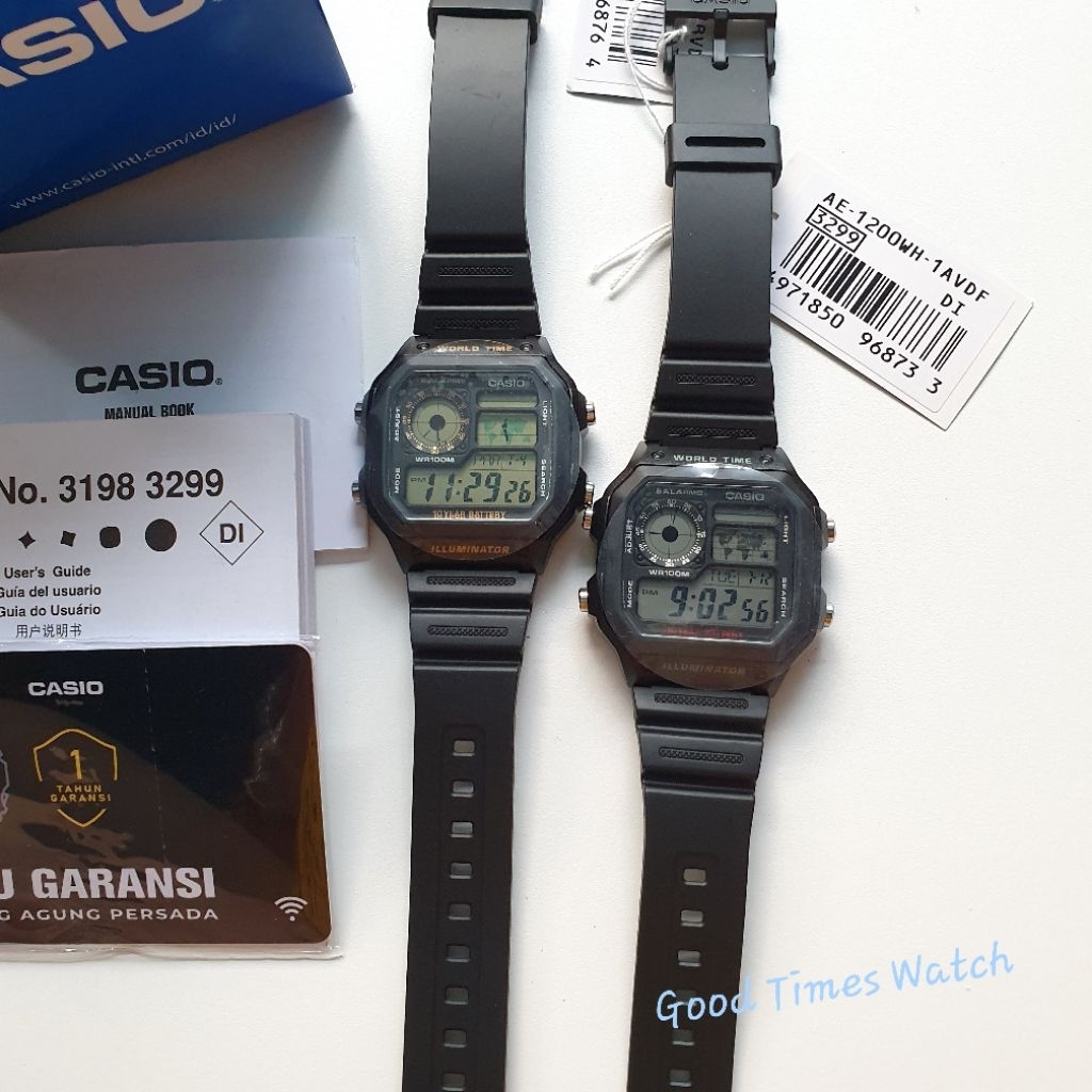 JAM TANGAN CASIO AE-1200WH AE 1200WH AE 1200 CASIO ORIGINAL