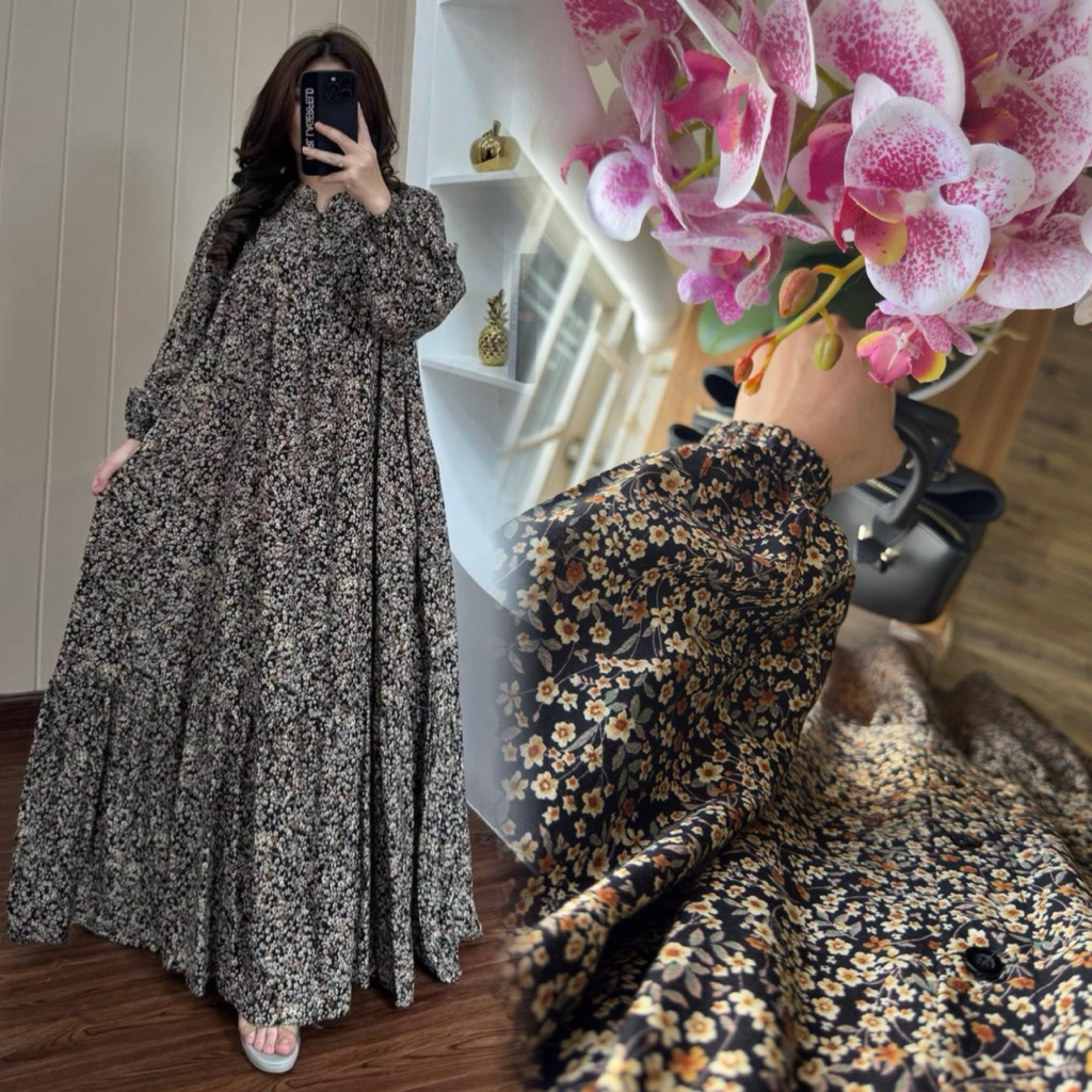 Promo Naisa Dress By Ziya ~ Gamis Cotton Rayon Premium Terbaru 2025