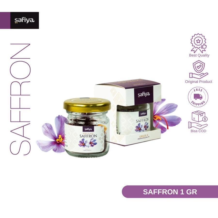 

Safiya Bunga Saffron Asli 1 Gr Super Negin Grade A Premium SnackRia