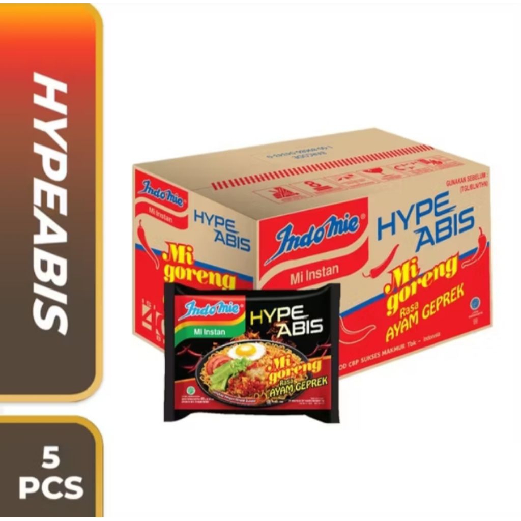

CTN - Indomie HypeAbis Ayam Geprek 85 Gr