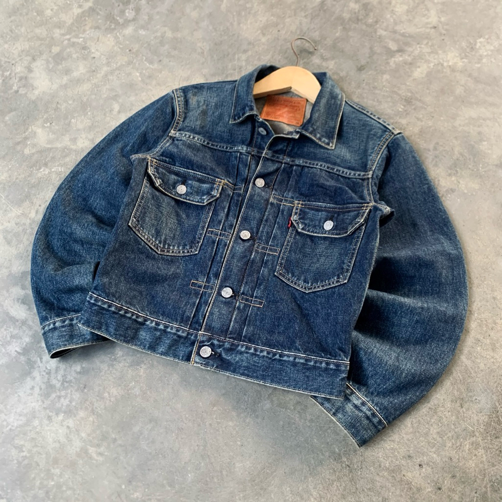 Vtg 90s Levis 507 Type ll Trucker Jacket Made In Japan🇯🇵 (Big E Button J02)