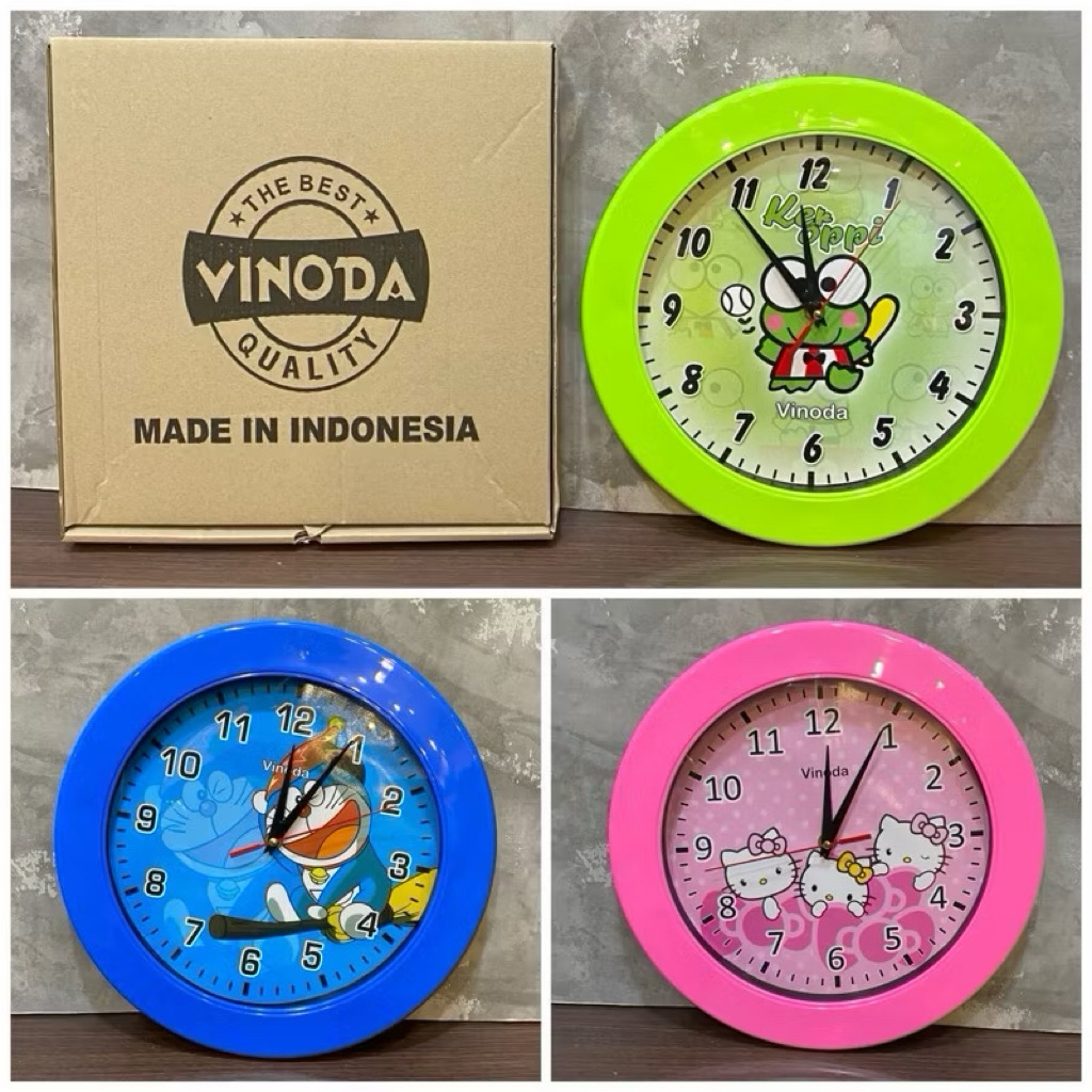 [VINODA]JAM DINDING VINODA KARAKTER/JAM DINDING VINODA KARAKTER MURAH