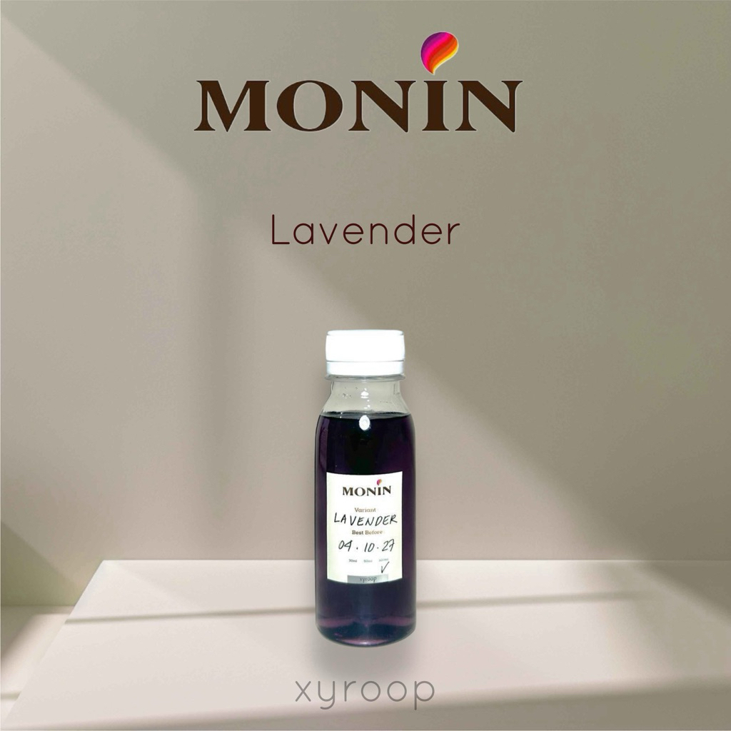 

Monin Syrup Repack Lavender Coffee Sirup 30ml 50ml 100ml