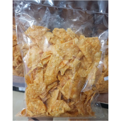 

Produk UMKM "Keripik CERIA" KERIPIK PANGSIT RASA PEDAS LADA BERAT 100gr