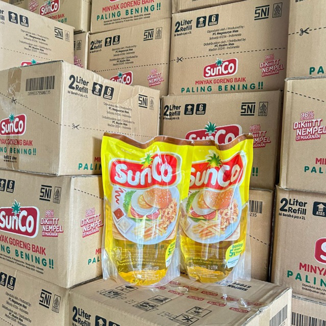 

Minyak Goreng Sunco 2L / Liter isi 2pcs / 2 pouch