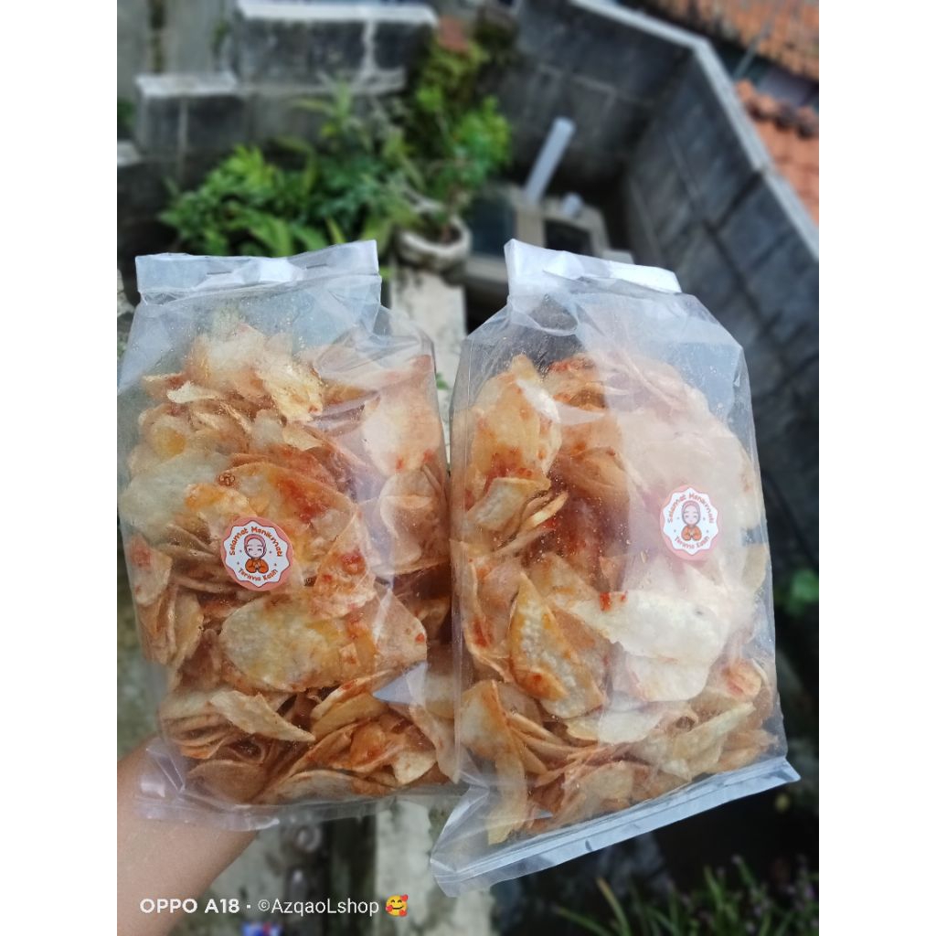 

kripik talas / umbi Keripik,, besta pedes manis enak bisa cod berat 250 gram
