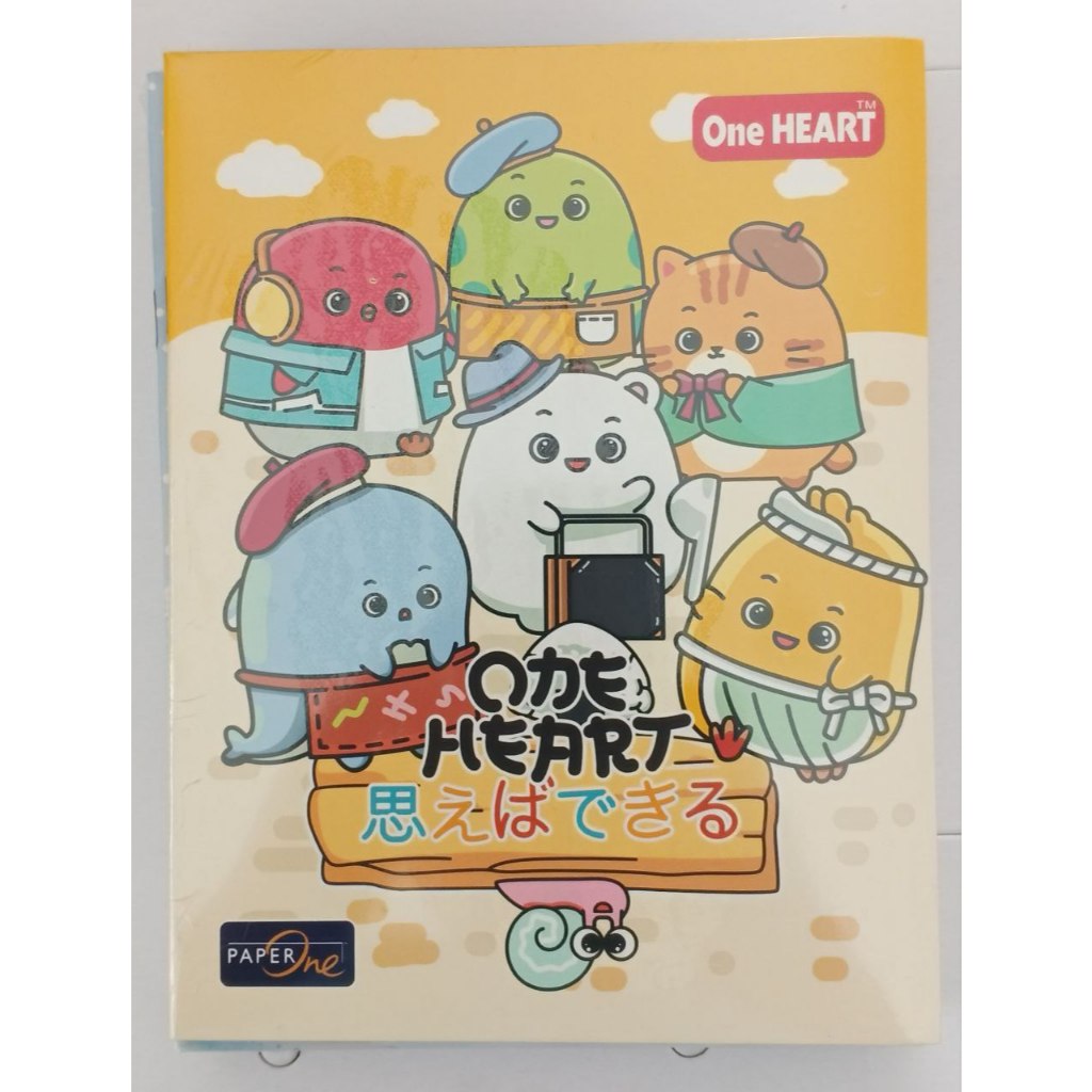 BUKU TULIS 38 LEMBAR (1 PACK ISI 10 BUKU) MERK ONE HEART BY PAPERONE