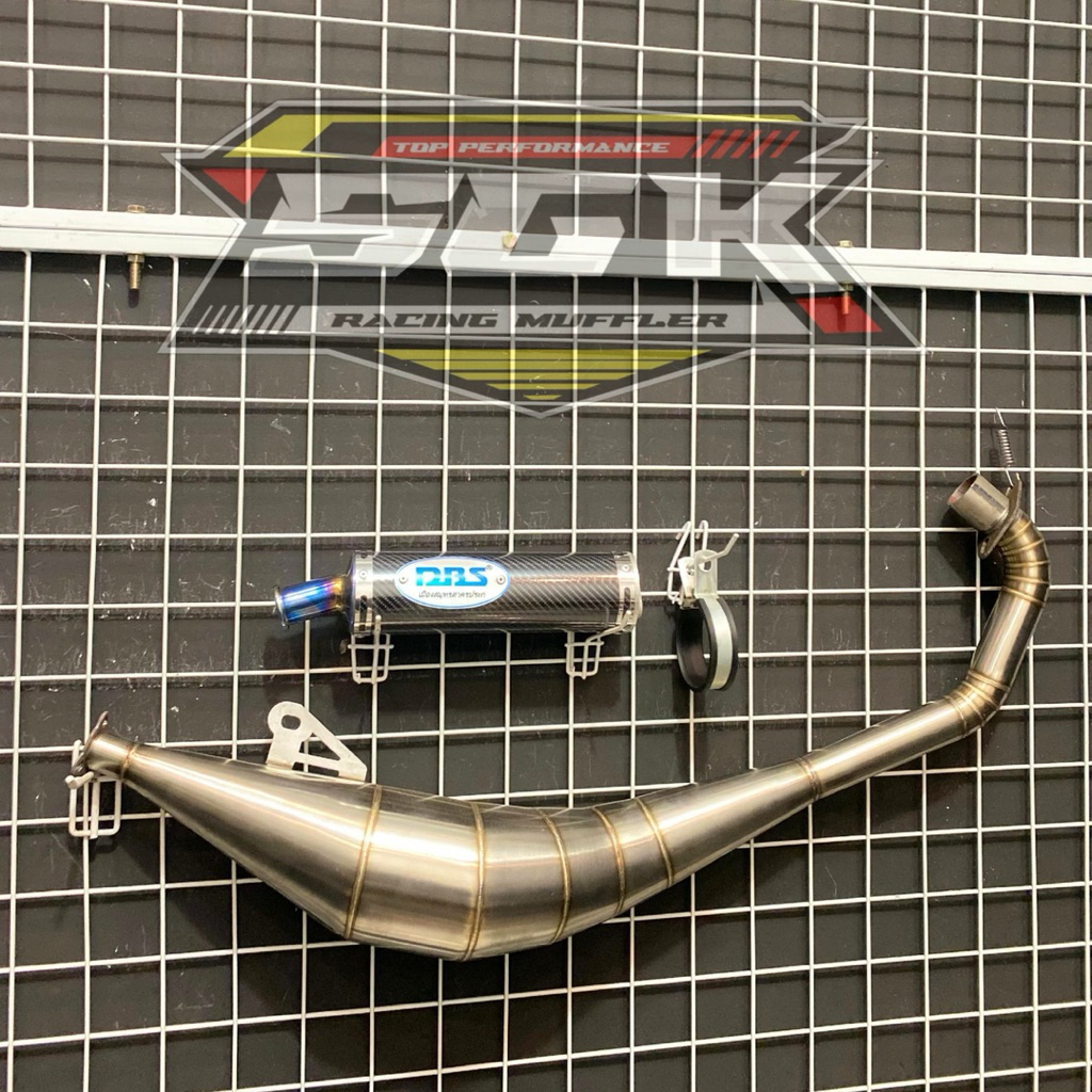 KNALPOT SATRIA 2 TAK DBS CARBON FULLSTAINLIS PNP