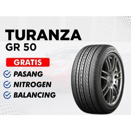 BAN MOBIL STANDAR KIA SEDONA MERK BRIDGESTONE TURANZA GR-50 S&S AQ UKURAN 15 215/70R15 097 H
