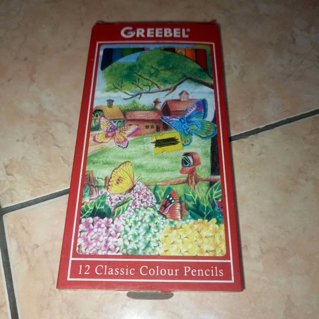 

Pensil Warna Greebel 12 Classic Colour Pencils warna Panjang