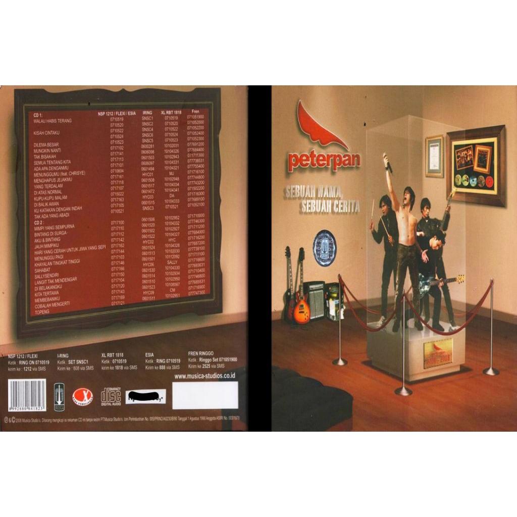 peterpan cd album sebuah nama sebuah cerita