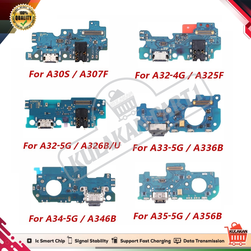 PAPAN CAS ORIGINAL SAMSUNG CONNECTOR CHARGER PCB CAS SAMSUNG A32 4G / A32 5G / A33 5G / A34 5G / A35