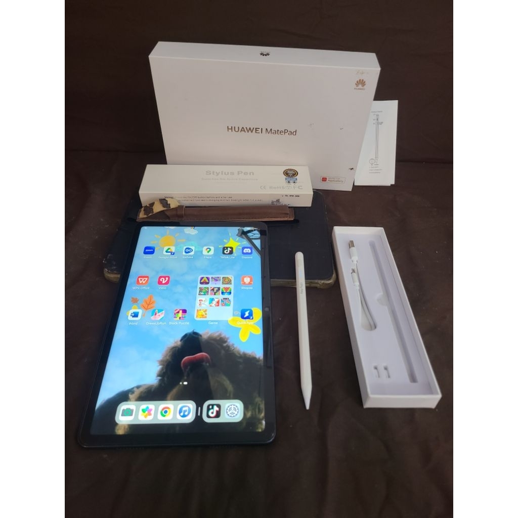 Tab huawei matepad 10.4 ram 4 / 128gb bekas + stylus loly poly mulus