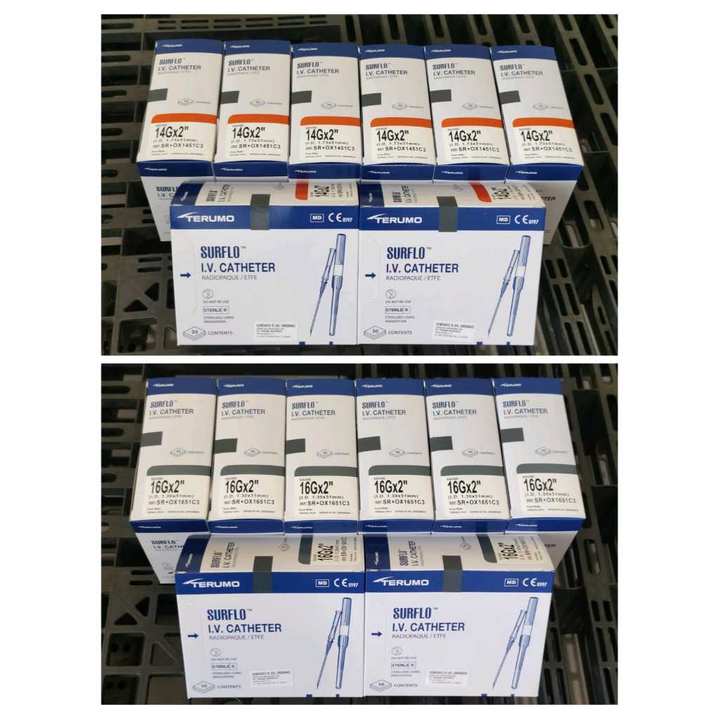 Abbocath IV Cath Surflo No.14/16 Terumo isi 50pcs