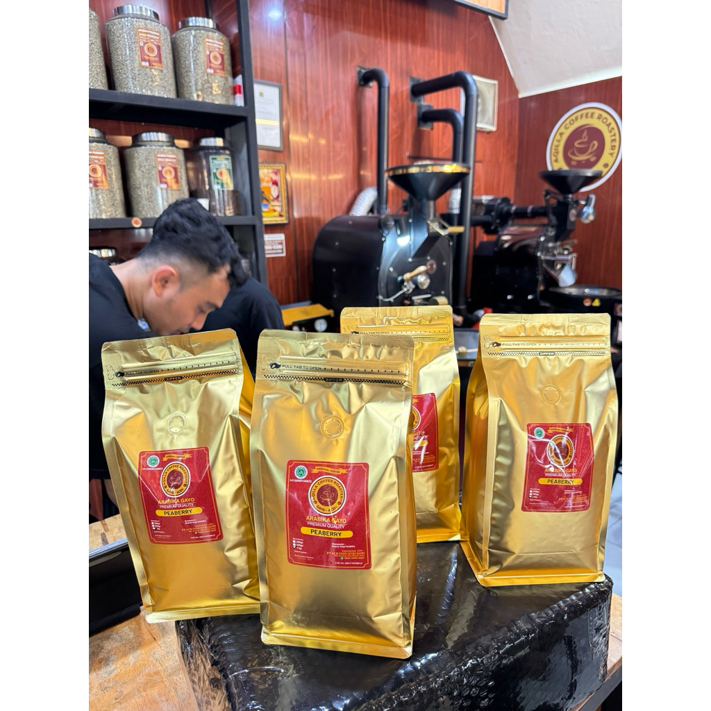 

KOPI ARABIKA PEABERRY 1 kg(KOPI LANANG ACEH)