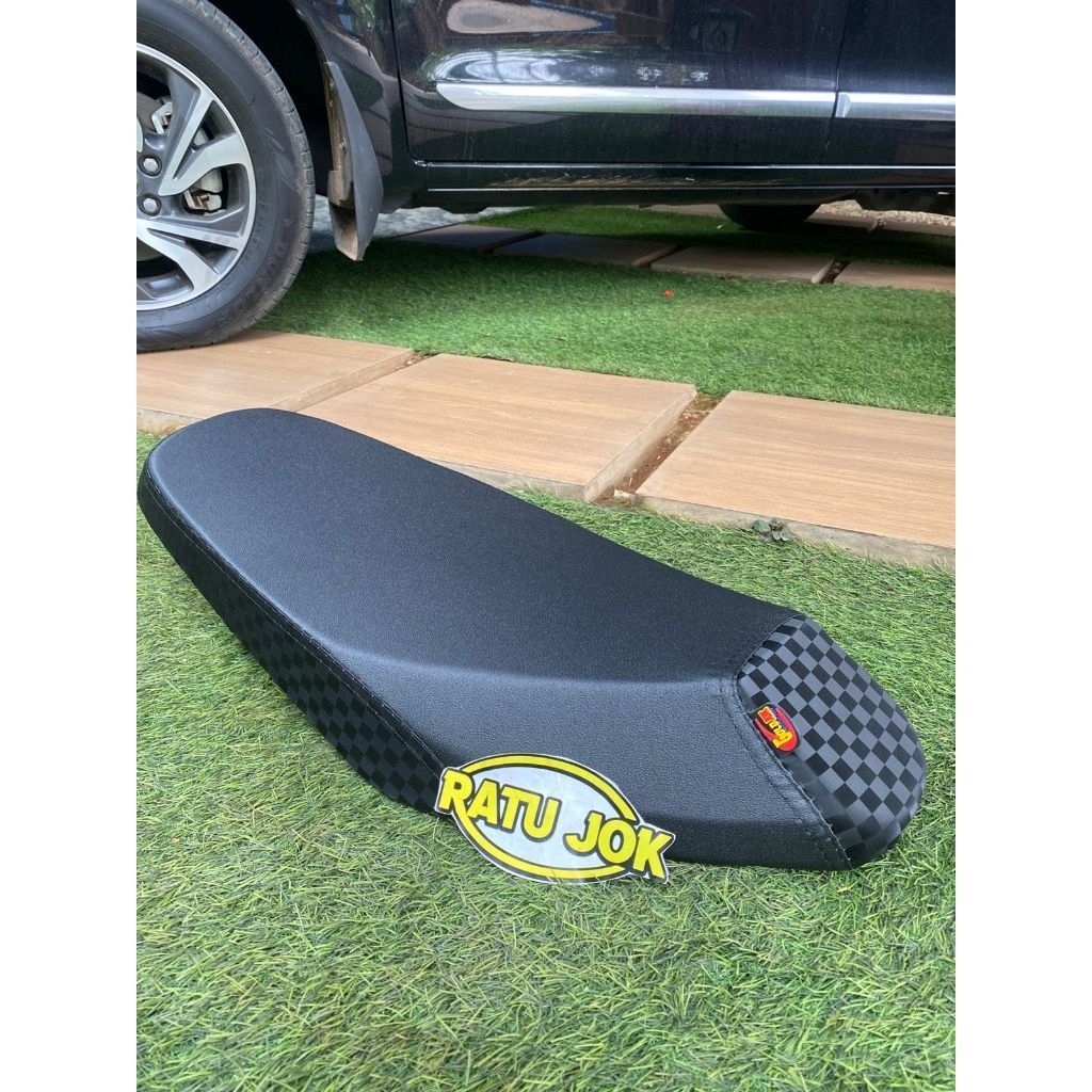Jok road race supra 110 motif catur- jok road race supra x/fit lama