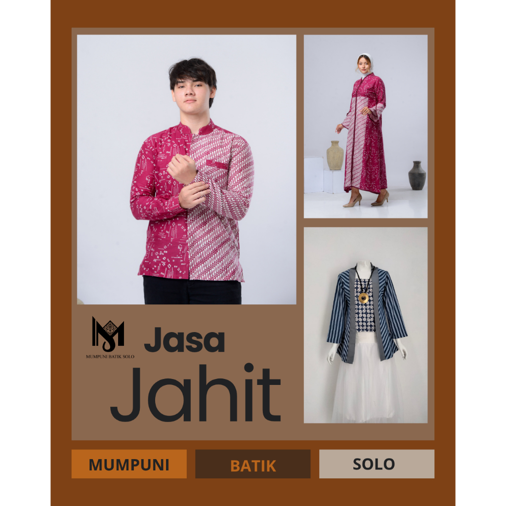 JASA JAHIT BAJU DAN KONVEKSI MUMPUNI BATIK SOLO