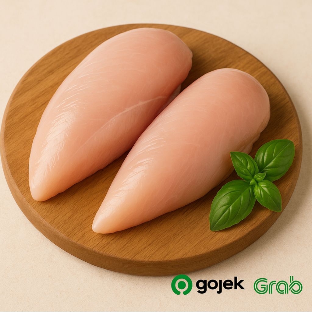 

Ayam Fillet Dada Segar 2Kg - Tanpa Suntik & Pengawet, Bisa GOJEK/Grab
