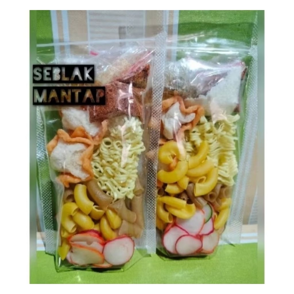 

seblak instan kumplit ekstra daun jeruk khas parasmanan