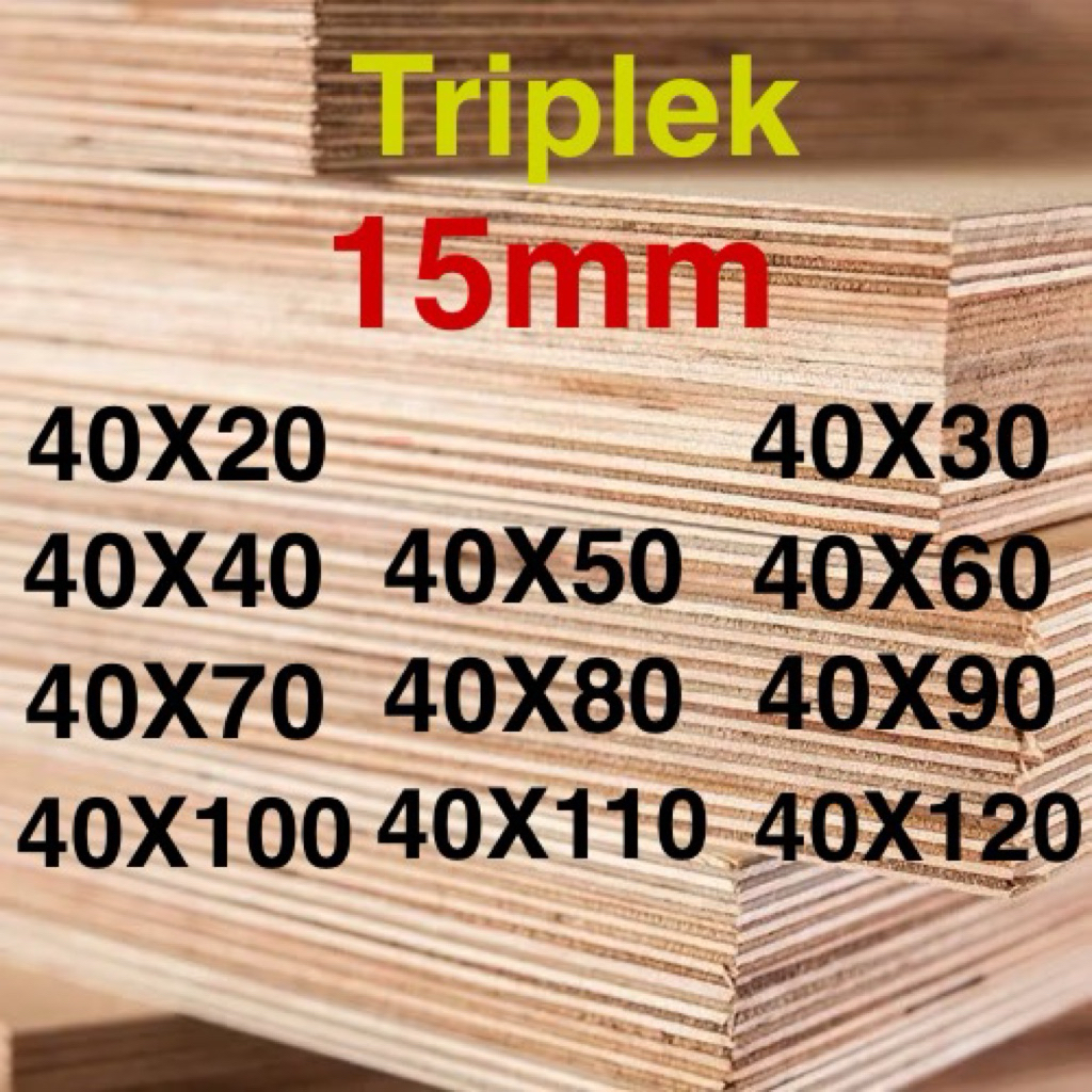 Triplek 15mm Potongan Ukuran Presisi