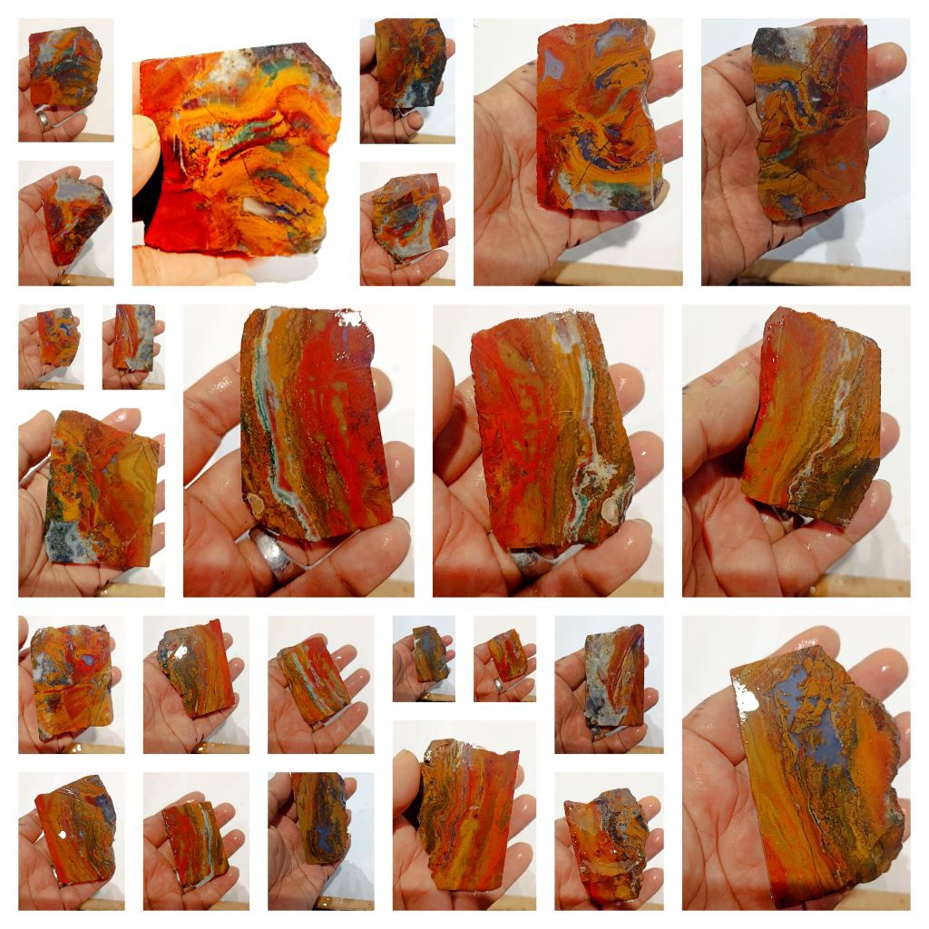 BAHAN BATU AKIK PANCAWARNA GARUT EDONG LAWASAN