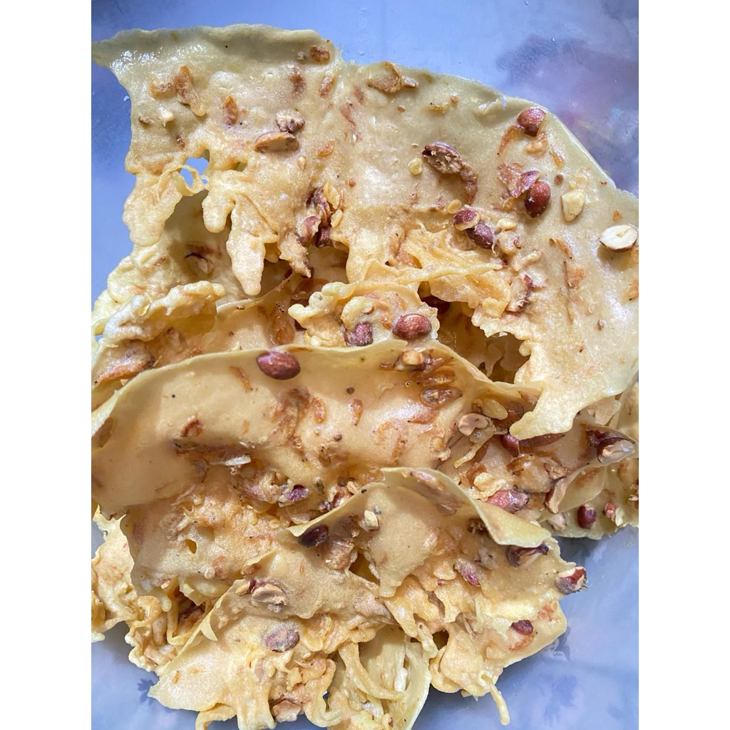 

Peyek kacang rebon