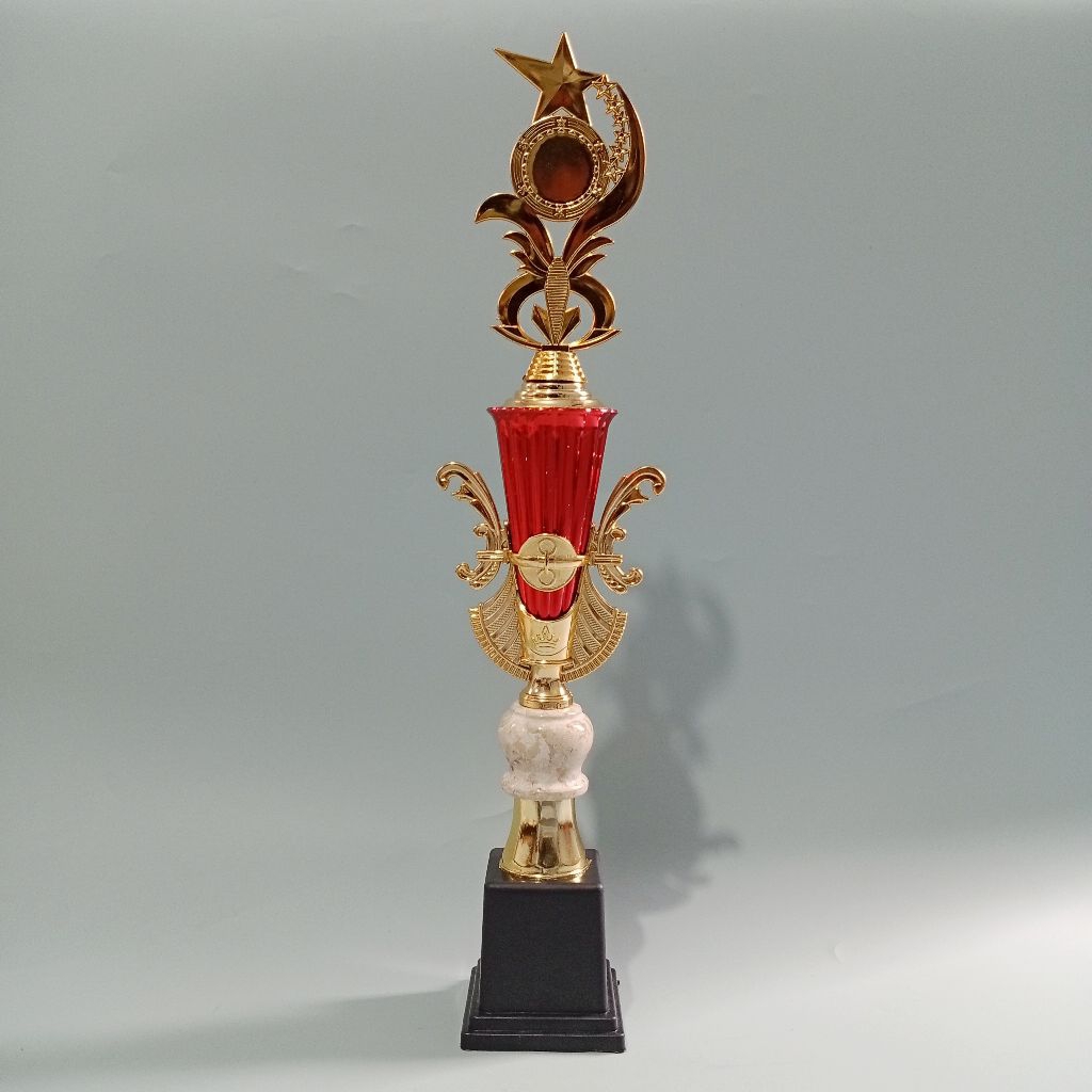 PIALA SATUAN CK IMPORT BESAR KOMBINASI MARMER GUCI 5 CM | PIALA MURAH PIALA TINGGI | PIALA LOMBA MTQ