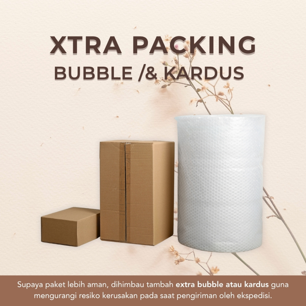 

EXTRA Packing Tambahan Bubble atau Kardus [INSTANT SAMEDAY TIDAK PERLU]