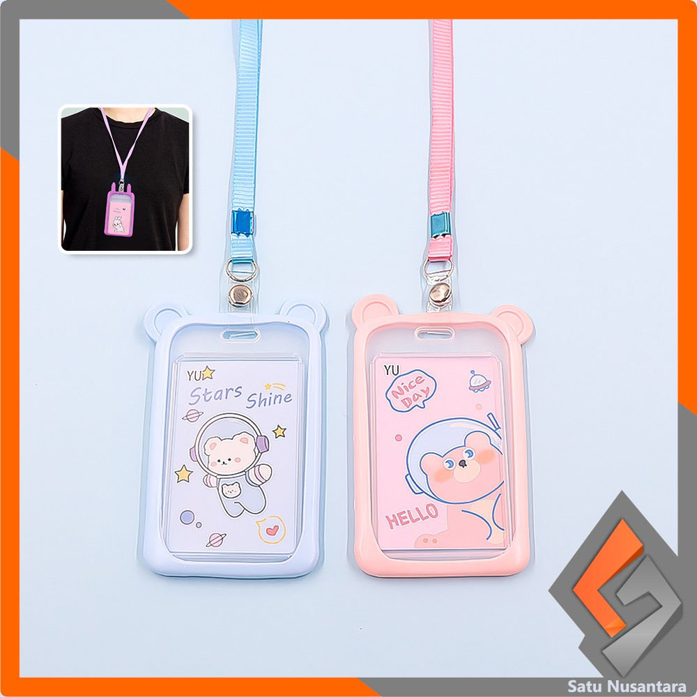 

SN-C324 Name Tag ID Card Holder Gantungan Kartu Nama Atau Panitia Motif Kartun / Tali ID Card Nama / Gantungan Tali Kartu Akses Kantor MRT Busway Lanyard