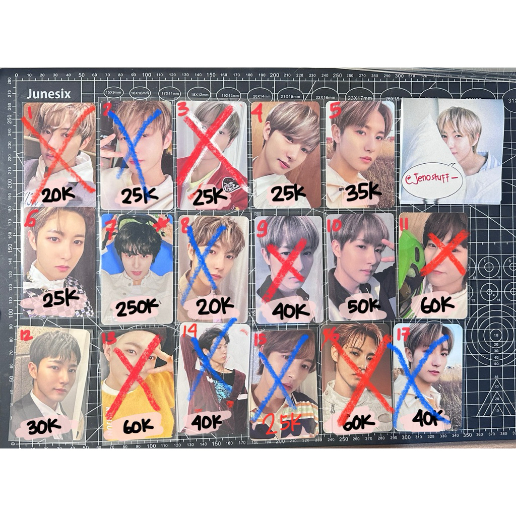 Renjun Photocard universe tc tradung card gojek we boom cashbee fanparty 2018 LD Universe binder chi