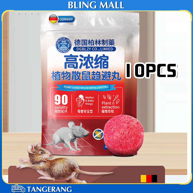 10PCS/Tas 300G Kapur Barus Anti Tikus Universal Kapur Barus Tikus Dan Kecoa