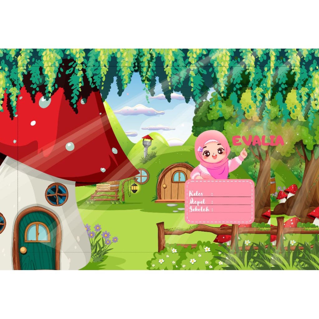 

Sampul buku custom Bisa request motif dan nama