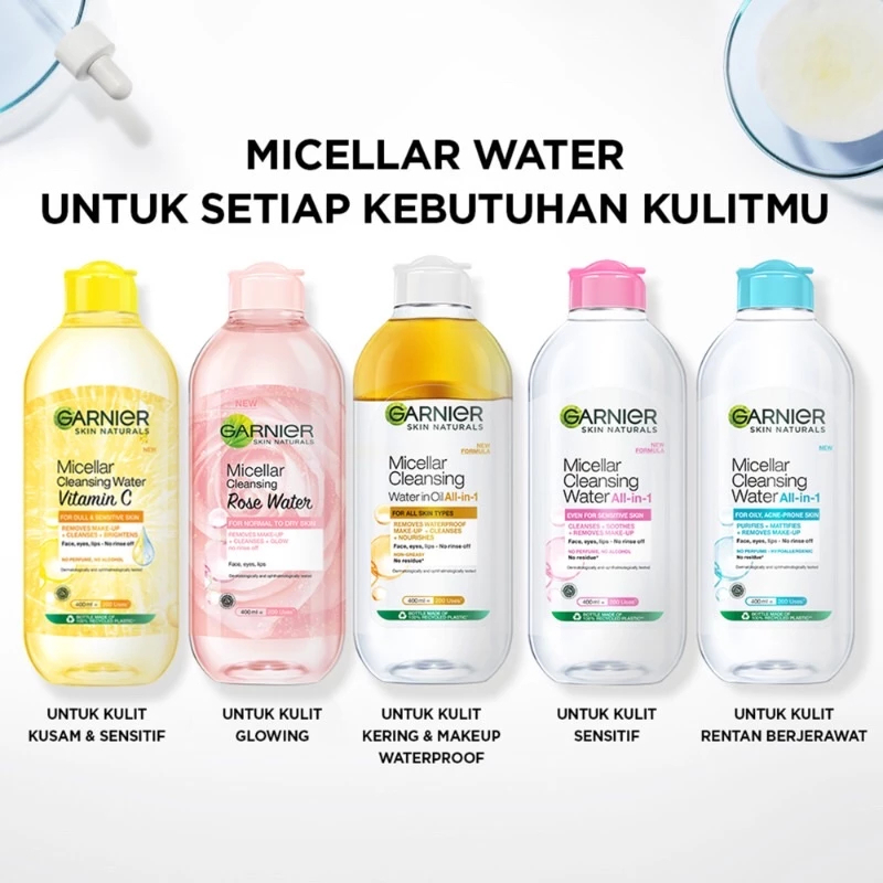 GARNIER MICELLAR WATER 400ML