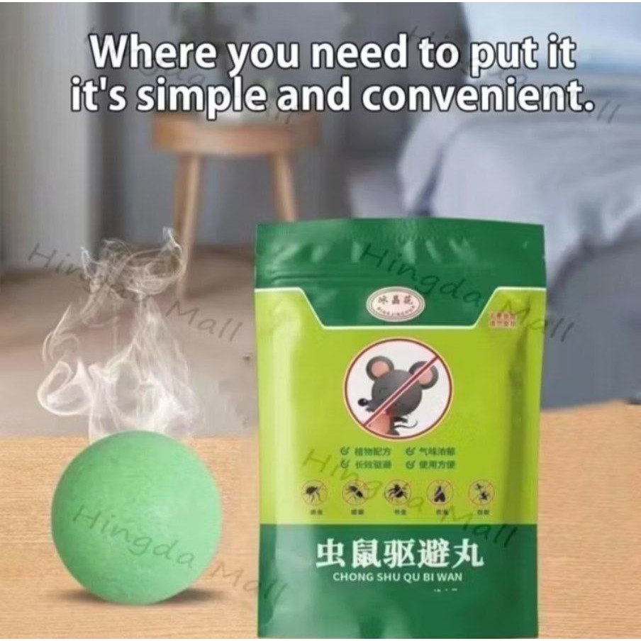 Anti Tikus Mobil Pengusir Tikus Pil Kamper Kapur Barus 10pcs/pack