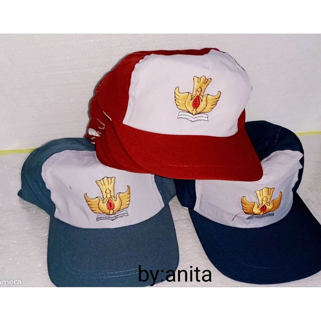 topi sekolah sd,smp dan sma