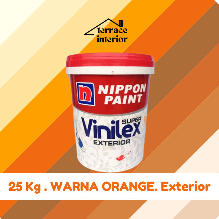 Cat Tembok Vinilex Exterior Orange 25 Kg