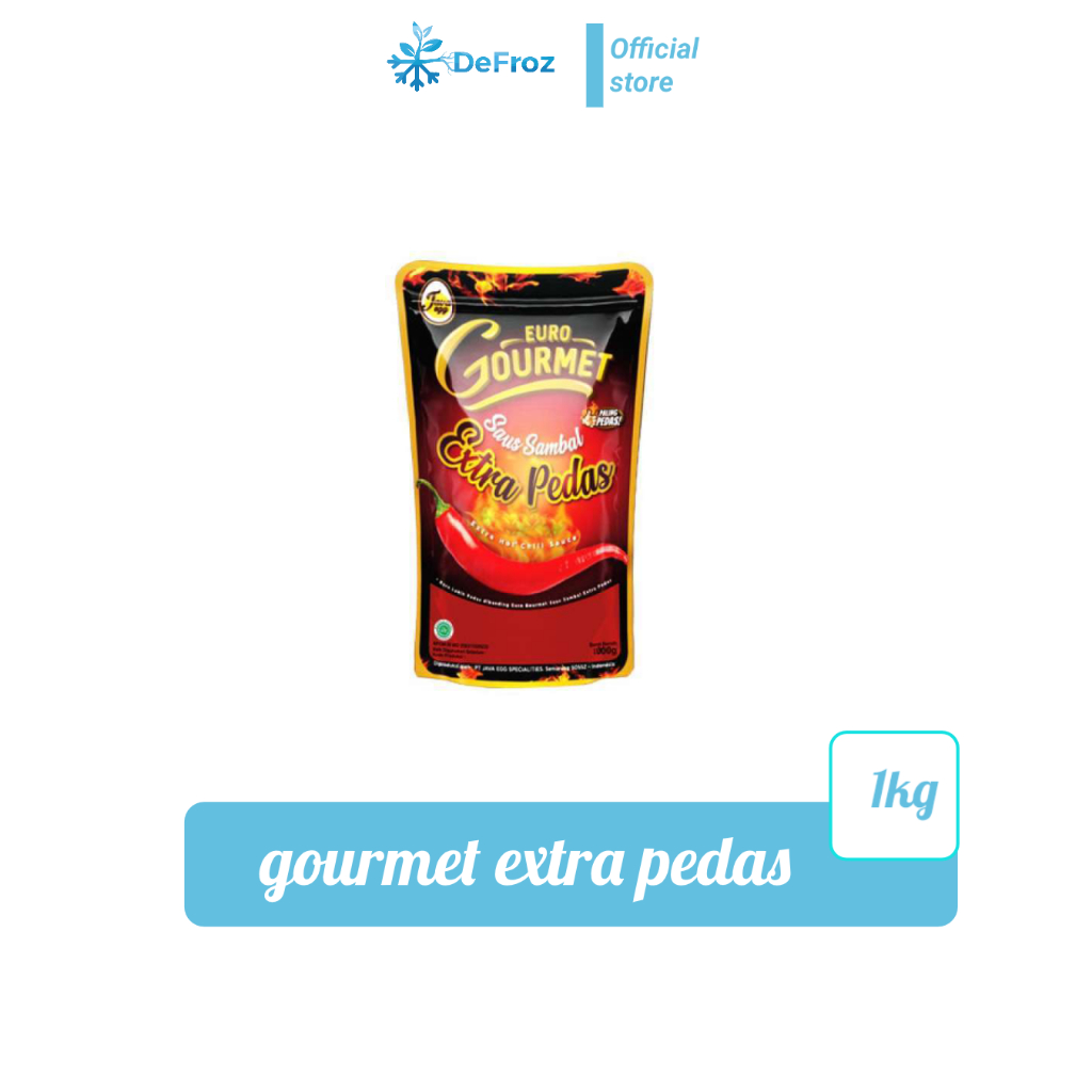 

Euro Gourmet saus extra pedas 1kg