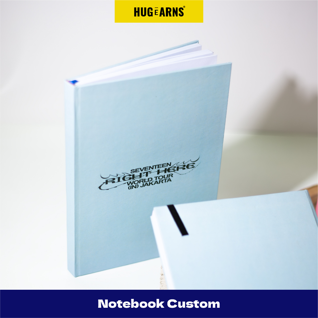 

HUGeARNS - Notebook Custom / Notebook Aesthetic Custom / Custom Notebook / Buku Agenda Custom / Notebook Custom Hardcover / Notebook Custom Nama Logo/ Travel Notepad Bisa Custom Cover/ Buku Catatan Harian Notebook / Buku Agenda Corporate Merchandise