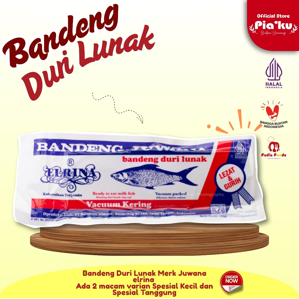 

Bandeng Presto Juwana Elrina Vacum Kering Ikan Bandeng Juwana - Isi Bervariasi