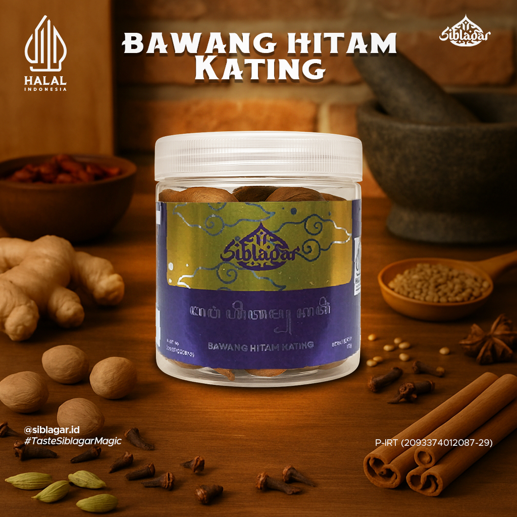 

Bawang Hitam Kating (Black Garlic) - 100% Bawang Kating Premium 150 gram by SIBLAGAR