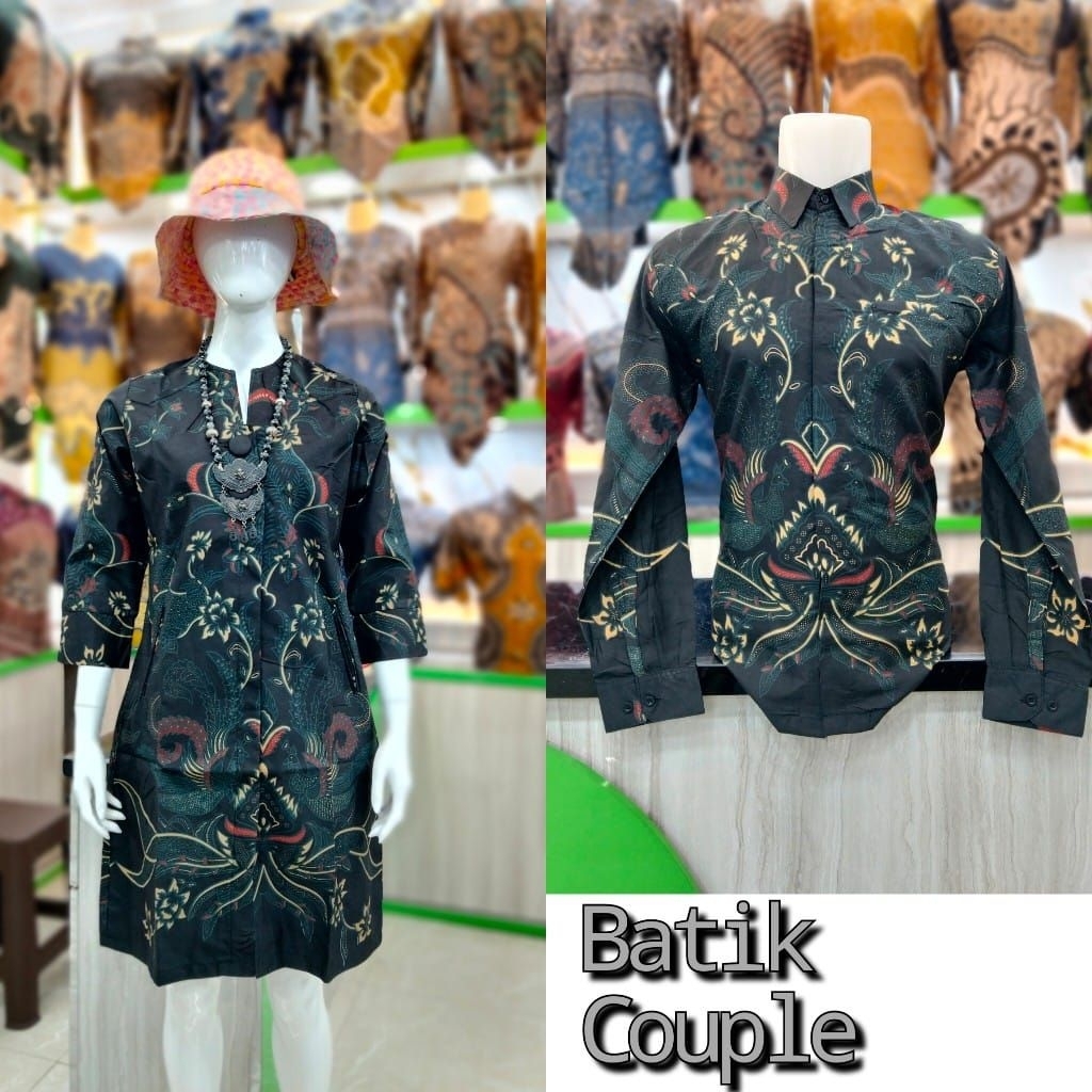 Penawaran Terbatas Qistina batik batik couple full lapisan pusat batik thamrin city